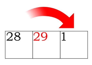 Leap Day 02-29-16 arrow